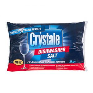 Crystale Dishwasher Salt 2kg (6 Pack)