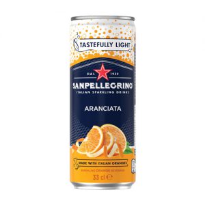 San Pellegrino Orange Aranciata Can 330ml (24 Pack)