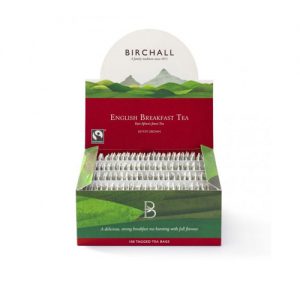 Birchall English Breakfast Tagged Tea Bags x 100 (10 Pack)