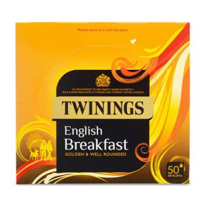 Twinings English Breakfast Tea Envelope Tea Bags x 50 (6 Pack)