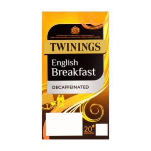 Twinings English Breakfast Decaffeinated Envelope Tea Bags x 20 (4 Pack)