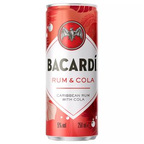 Bacardi and Cola 250ml