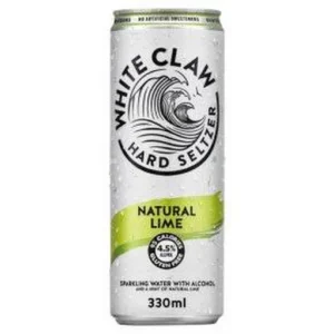 Hard Claw Seltzer Natural Lime 330ml